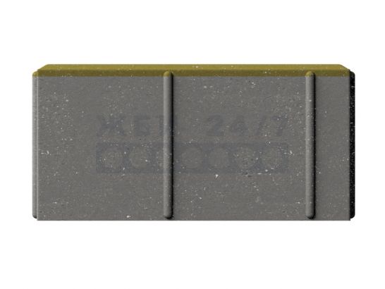 Кирпичик 200x100x100 (желтый_бц)_Y